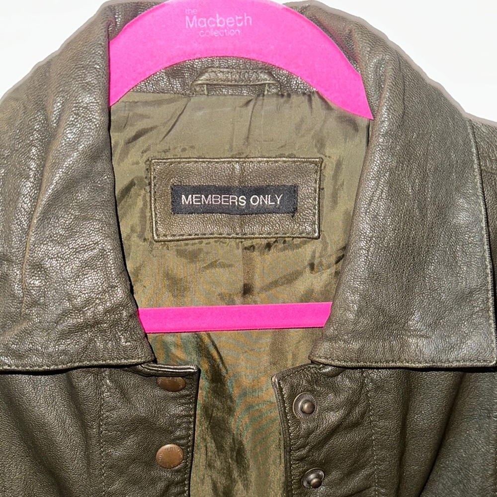 Members Only Women's Olive Jacket